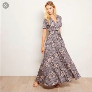 The Odells maxi wrap dress XS